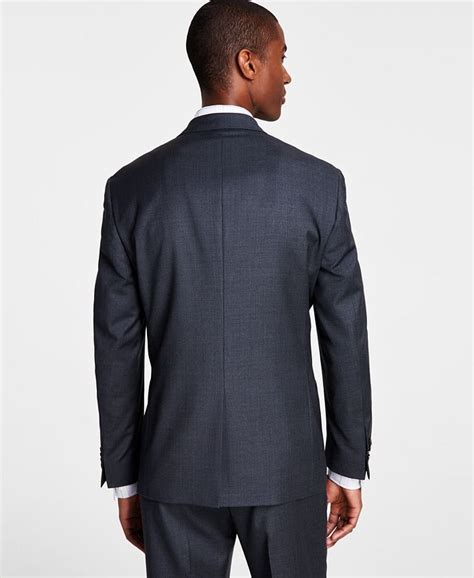 michael kors men's classic-fit wool-blend stretch solid suit pants|Michael Kors suits for men.